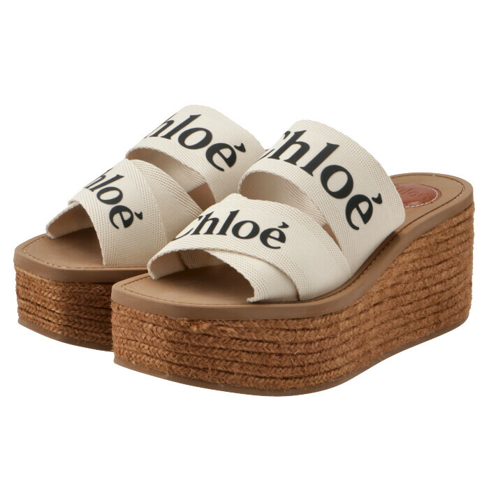 格安即決 Chloe ウッディウェッジミュール woody - サンダル
