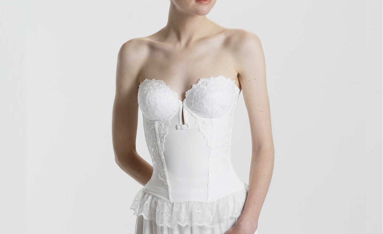 【超安い】 *ブライダルインナー ビスチェのみガードルなし - ウェディング