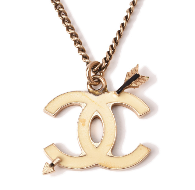 【T-ポイント5倍】 シャネル ネックレス CCマーク ゴールド ヴィンテージ CHANEL - ネックレス