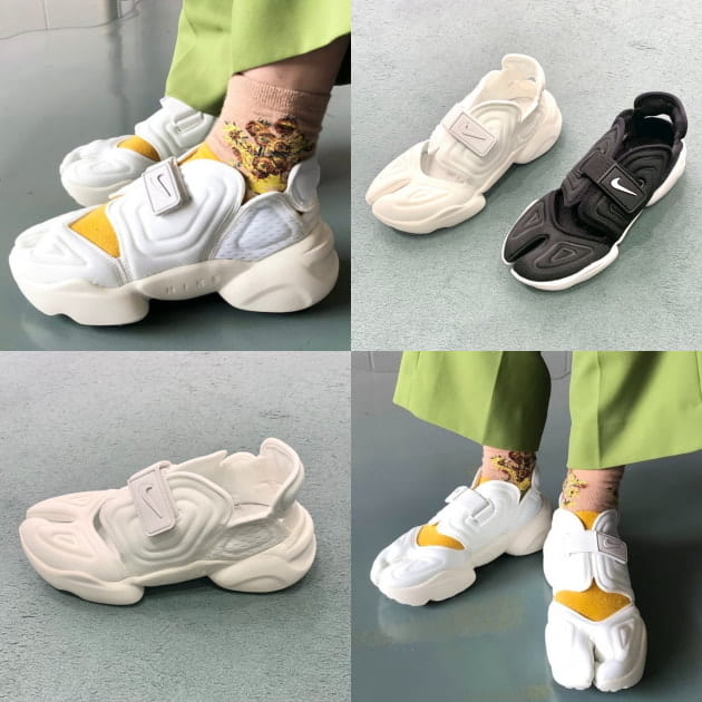完売 美品 NIKE ナイキ アクアリフト ベージュ - スニーカー