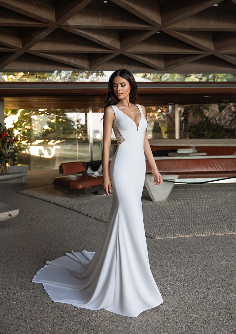 直営店に限定 【美品】チュノアウェディング Style マーメイドドレス Up - ウェディング