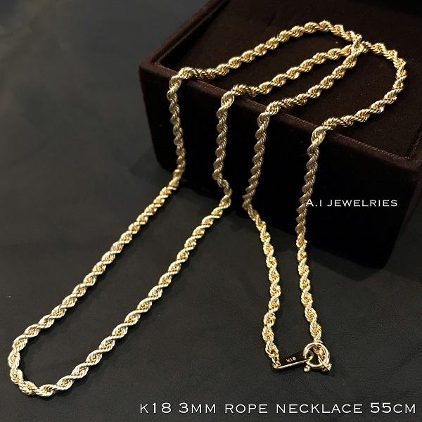 100%本物 K18ネックレス - ネックレス