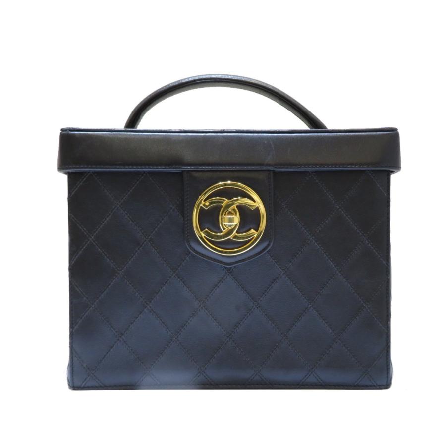 誠実 CHANEL バッグ バニティ ラムスキン シャネル - ポーチ/バニティ