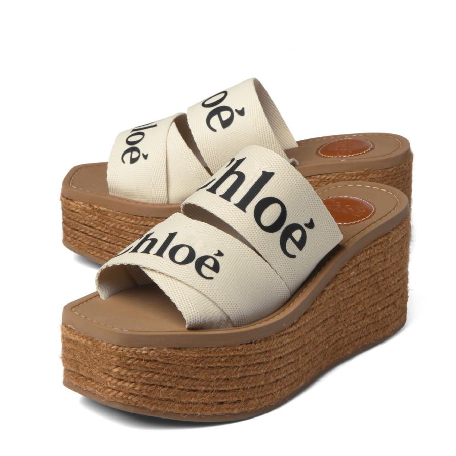 格安即決 Chloe ウッディウェッジミュール woody - サンダル