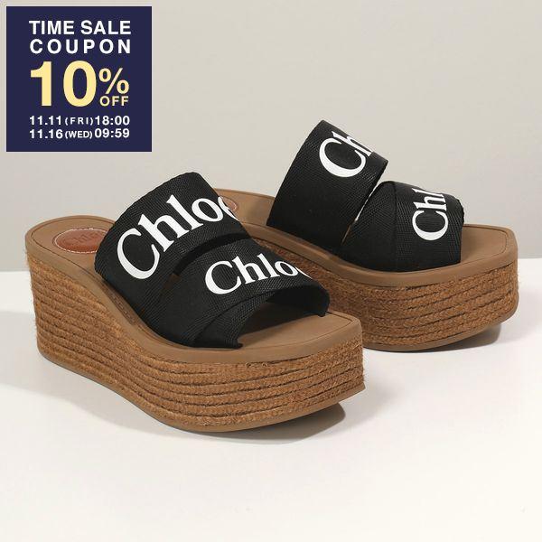 格安即決 Chloe ウッディウェッジミュール woody - サンダル