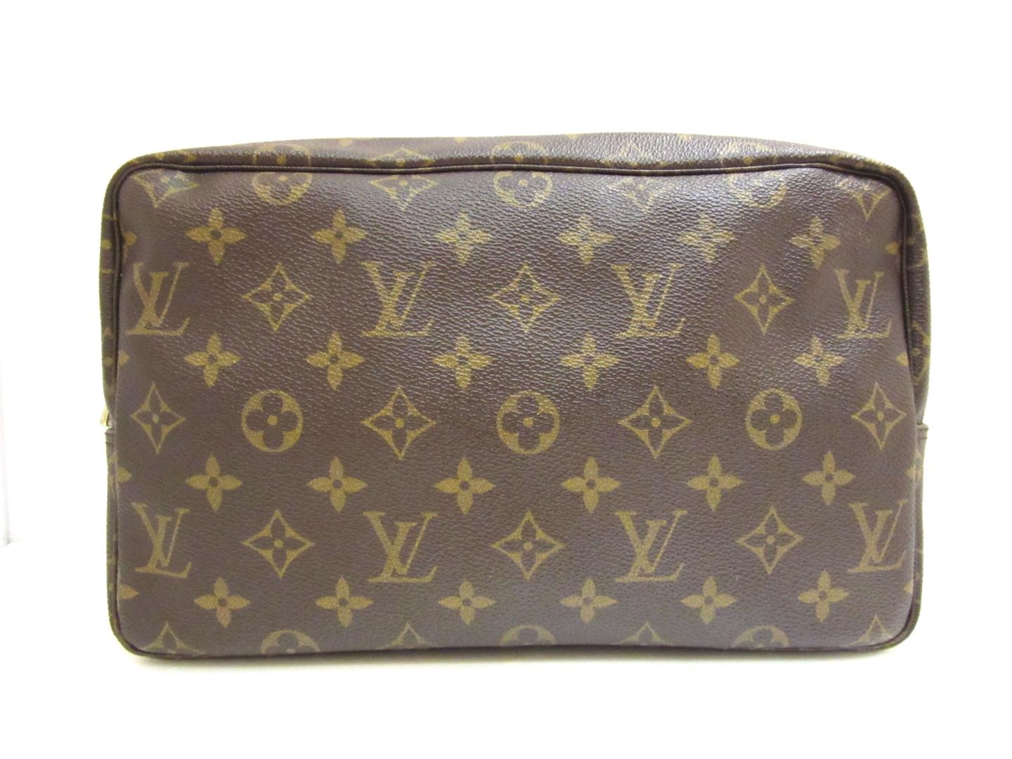 驚きの値段で ルイヴィトン トゥルーストワレットメイクポーチ モノグラム - ポーチ/バニティ