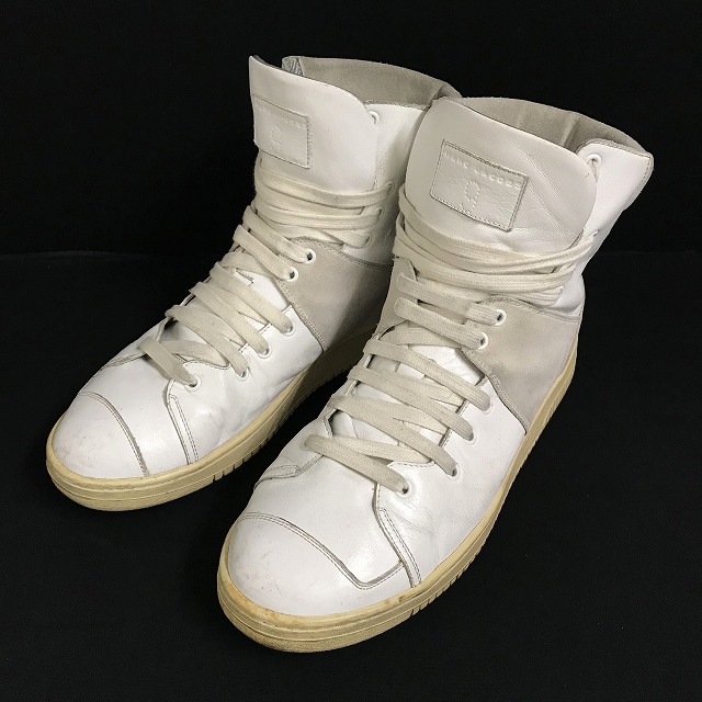 【ラッピング無料】 【希少】MARC ハイカットスニーカー スエード MARCJACOBS BY - スニーカー