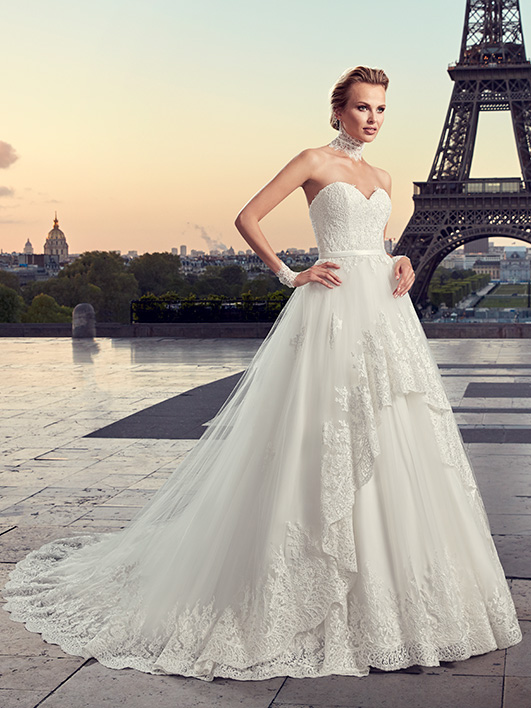 限定価格セール! PRONUPTIA フランス製ウェディングドレス PARIS プロニプシアパリ - ウェディング