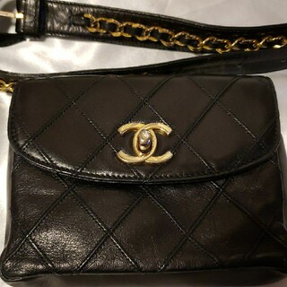 最上の品質な シャネル ウエストポーチ ベルト付き レア物 - ボディバッグ/ウェストバッグ