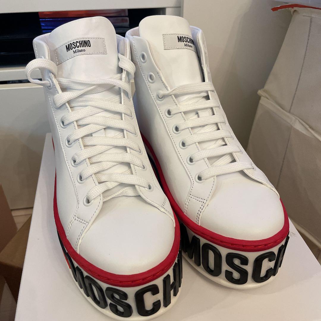 【アウトレット☆送料無料】 moschino 新品未使用 モスキーノ スニーカー - スニーカー