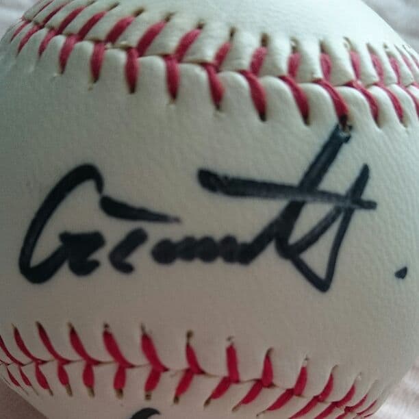 【大放出セール】 元読売巨人軍 松井選手のサインボール - スポーツ選手