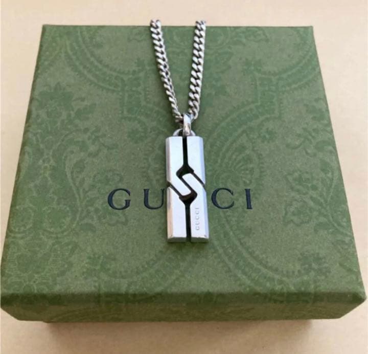 素晴らしい品質 美品 GUCCI 現行モデル / ネックレス ハート グッチ - ネックレス