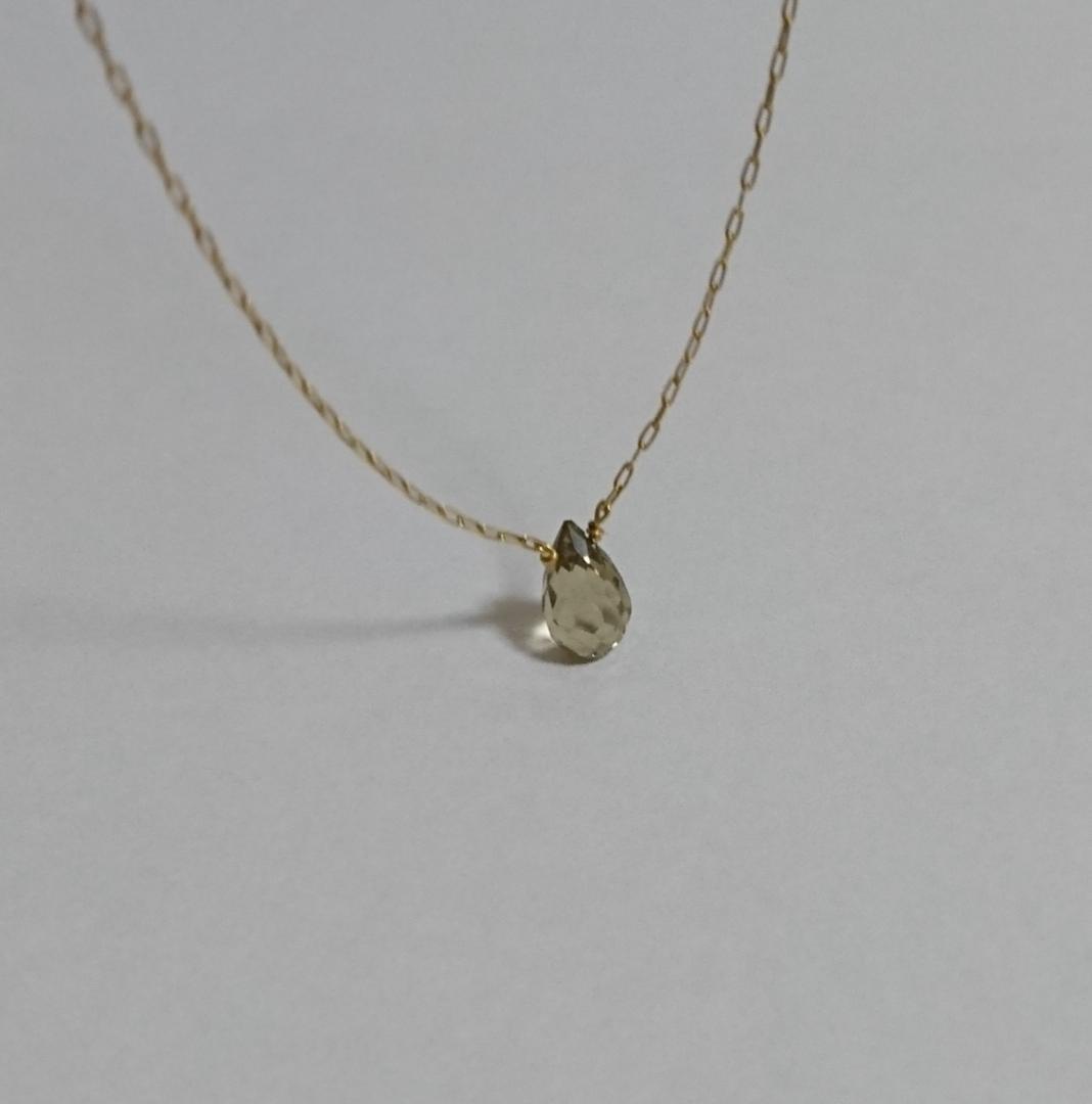 宅配便配送 KAORU ポロリンネックレス(ムーンストーン) - ネックレス