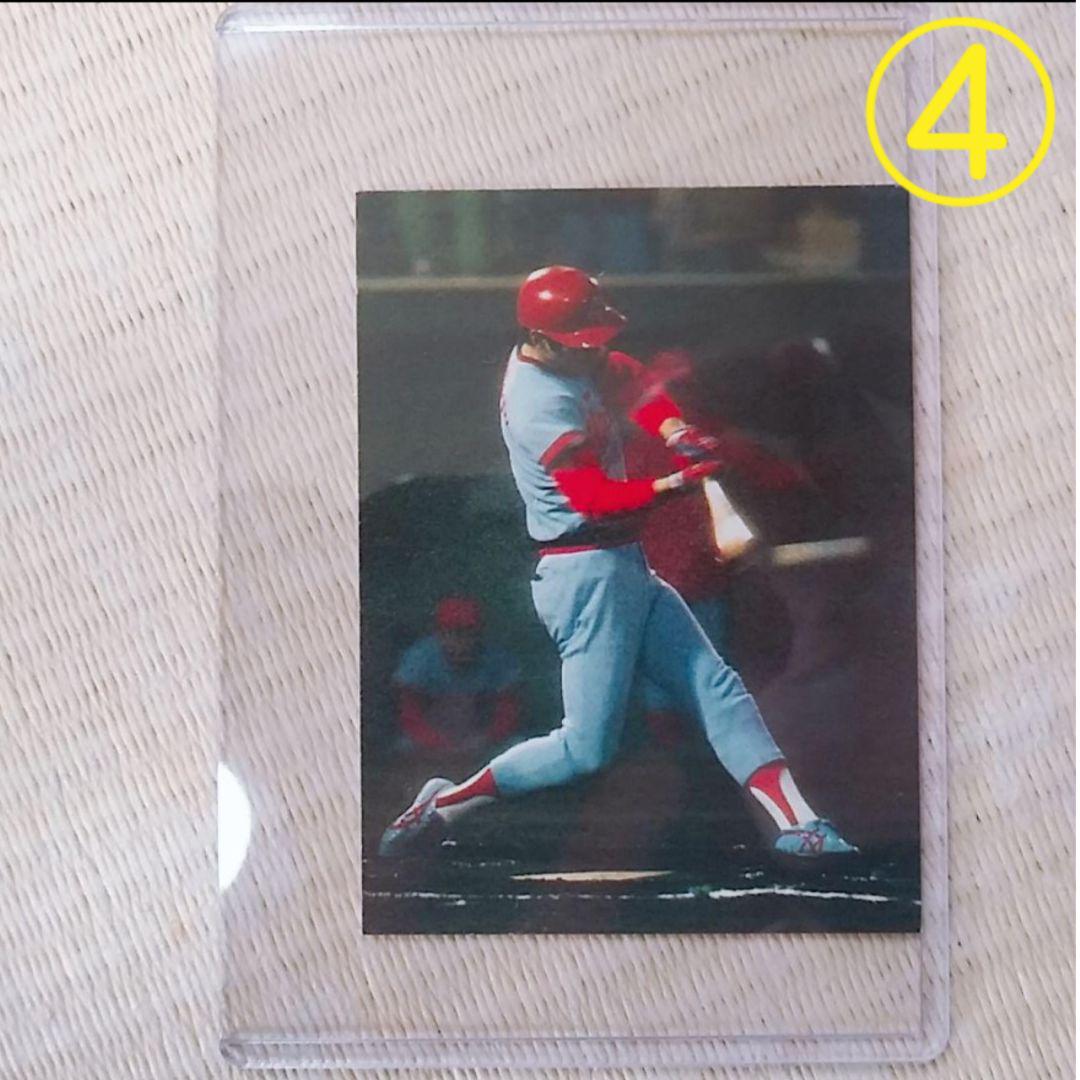 【SALE】 4野球チップスカード 広島東洋カープ セントラル・リーグ プロ野球カード 79年 - スポーツ選手