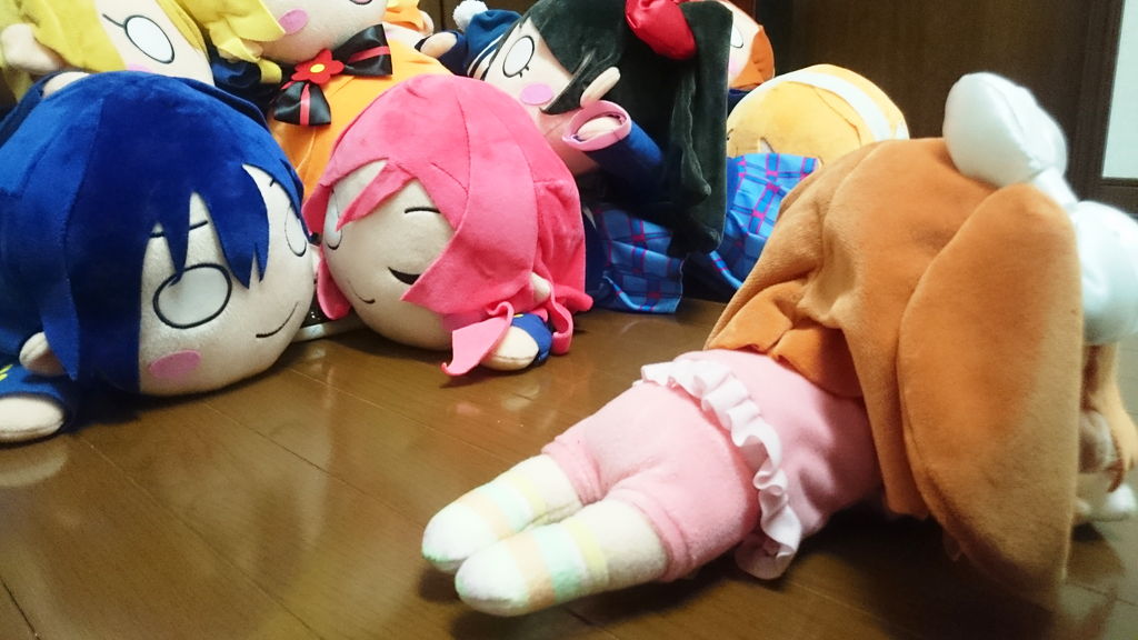 愛用 ラブライブ ジャンボ寝そべり☆全タグつき☆7体 !μ's - その他