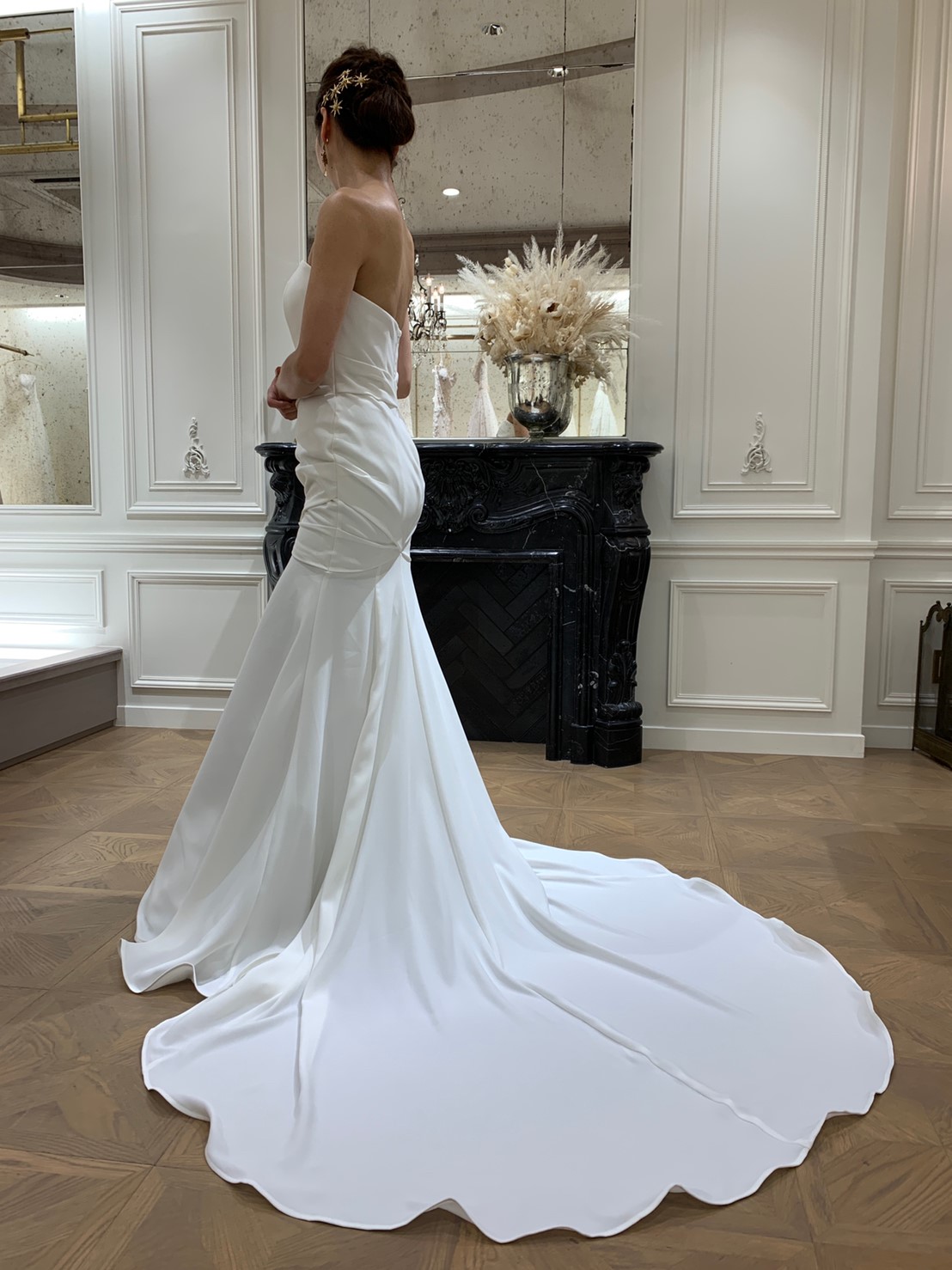 直営店に限定 【美品】チュノアウェディング Style マーメイドドレス Up - ウェディング