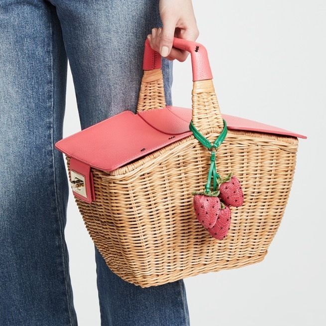 かわいい! ケイト・スペードのかごバッグ - かごバッグ