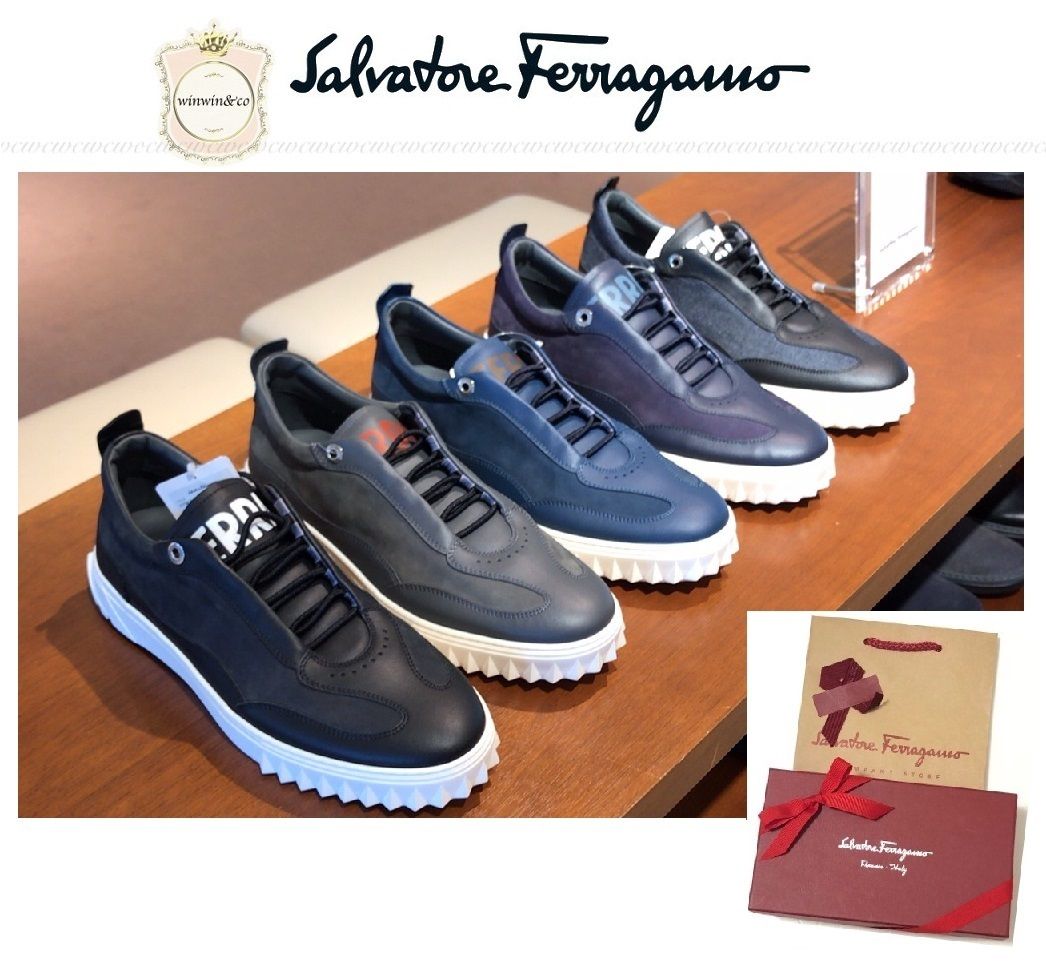 肌触りがいい Salvatore スニーカー Ferragamo - スニーカー