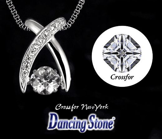 【超目玉枠】 SUEHIRO 揺れるダイヤモンドネックレス ダンシングストーン - ネックレス